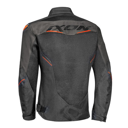 Draco - 3D Mesh Sport Touring Jacket (Black/Anthracite/Orange)
