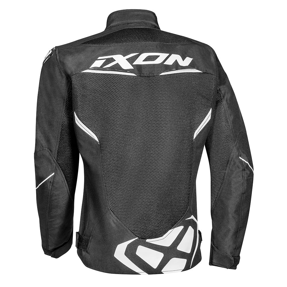 Ixon Draco Black/White Motorcycle Jacket – ReiseMoto