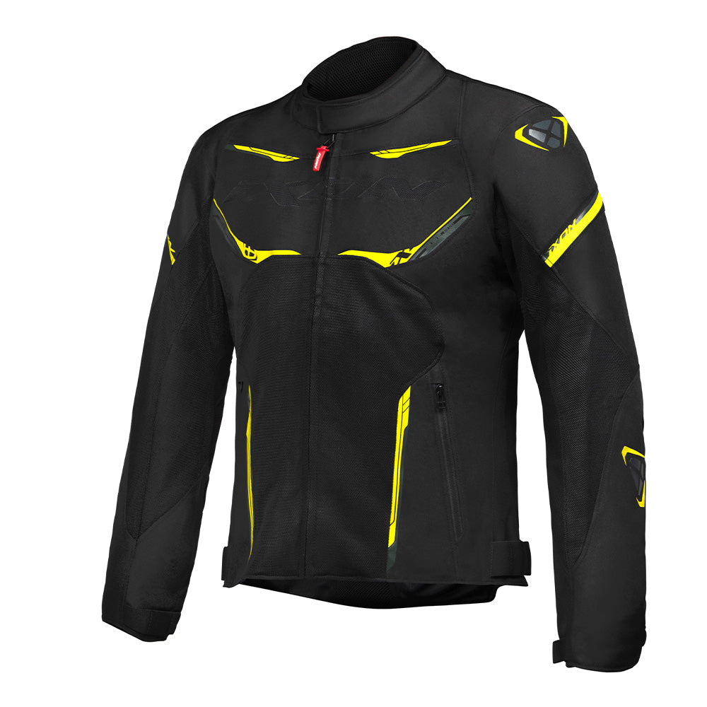 IXON ライディングジャケット S ブラック/イエロー Striker Air Black/Anthracite/Yellow Jacket – Reise Moto