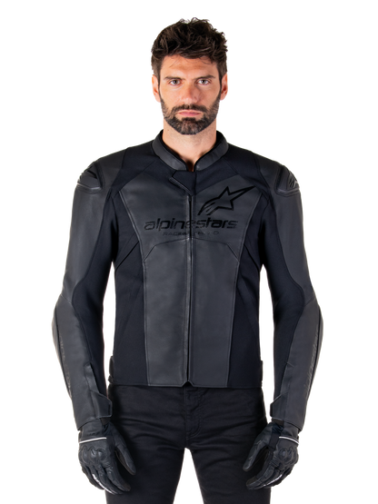 Faster V3 Airflow - Leather Jacket (Black/Black)