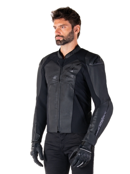 Faster V3 Airflow - Leather Jacket (Black/Black)