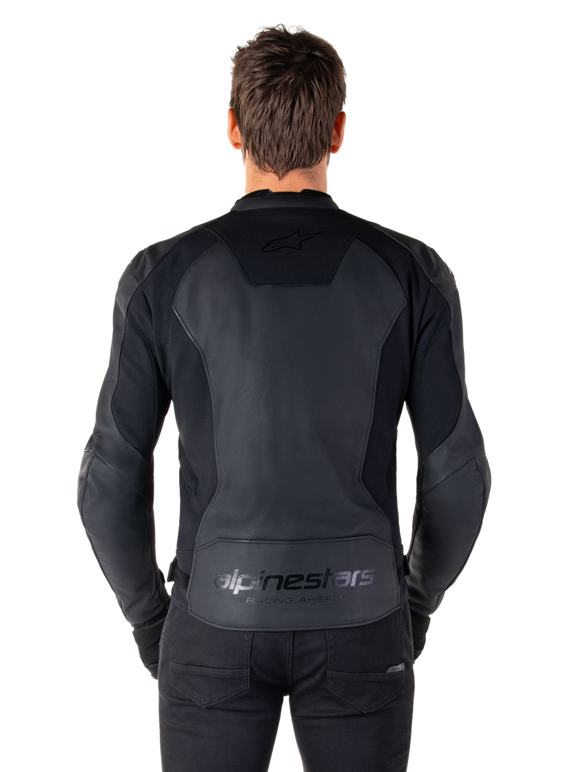 Faster V3 Airflow - Leather Jacket (Black/Black)