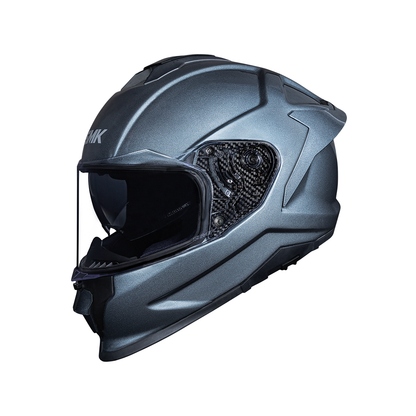 62cm motorcycle smk helmet SMK Titan Solid Anthracite Gun Grey Helmet – ReiseMoto
