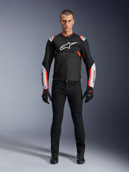 T-Sps Air V2 Jacket - Black Red Fluo