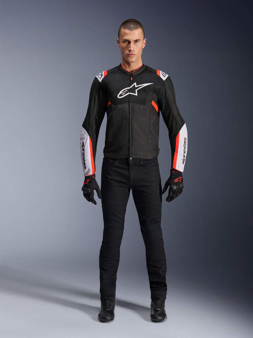 T-Sps Air V2 Jacket - Black Red Fluo