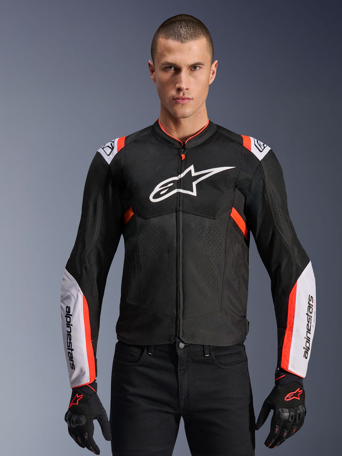 T-Sps Air V2 Jacket - Black Red Fluo – ReiseMoto