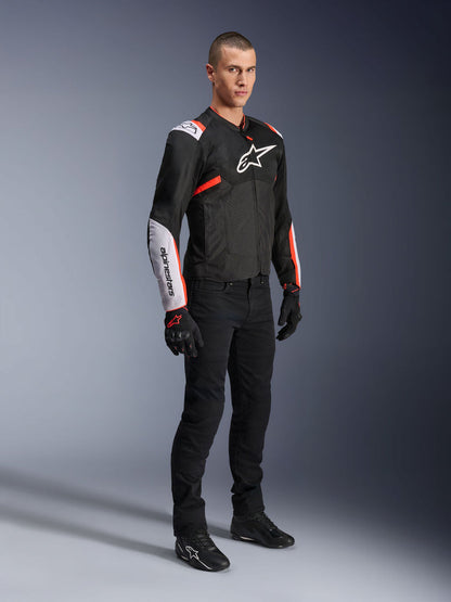 T-Sps Air V2 Jacket - Black Red Fluo