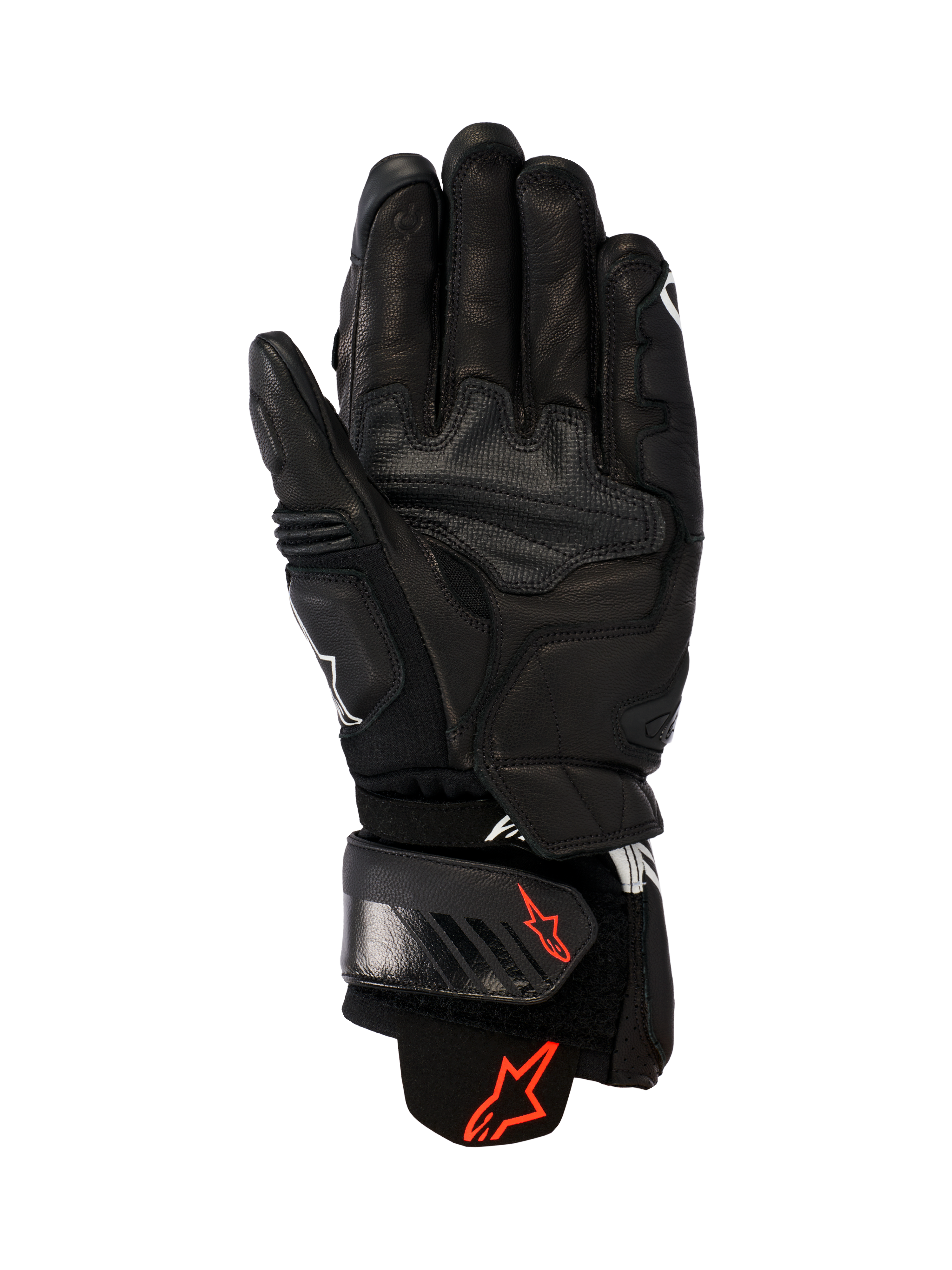 Gp Plus R V3 Leather Gloves - Black White