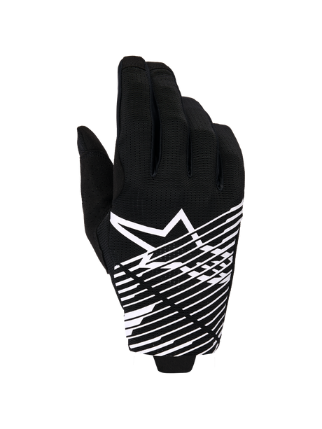 Radar Pro Gloves - Black White