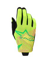 Radar Pro Gloves - Green Yellow Fluo Pink Fluo
