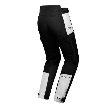 M -Njord - Motorcycle Adventure Riding Pants (Light Grey/Blue Neon Red)