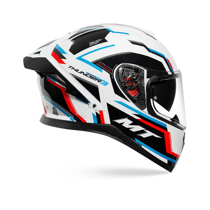 Thunder 3 Pro Blaze - Motorcycle Riding Helmet (Gloss White)