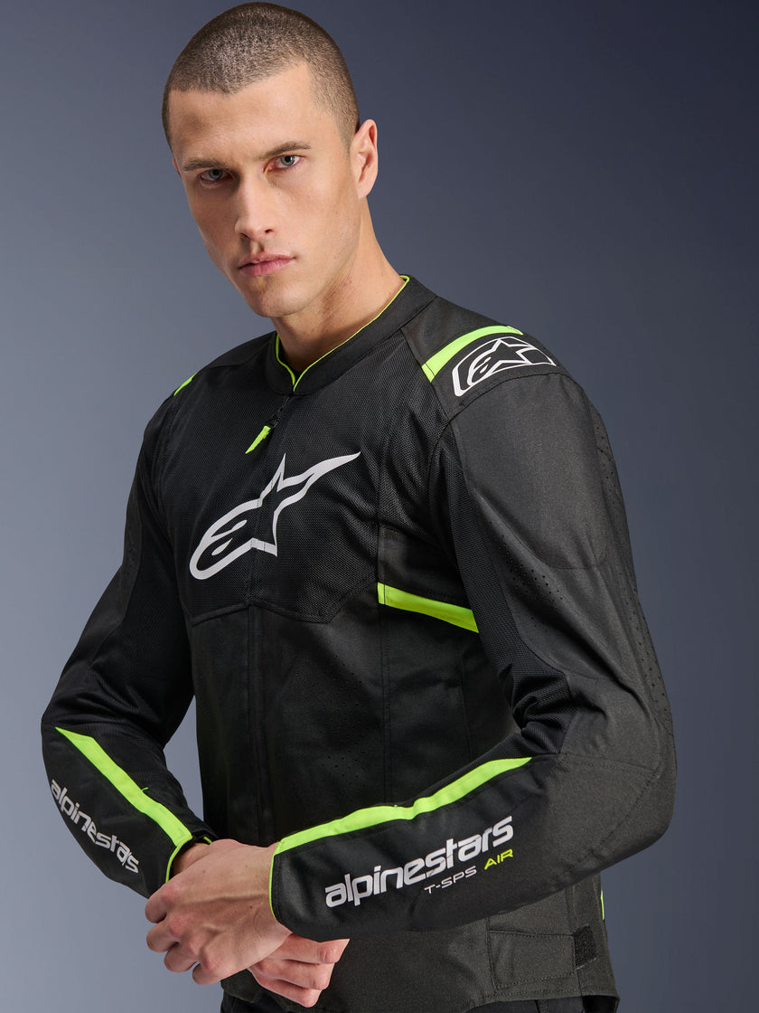 T-Sps Air V2 Jacket - Black Yellow Fluo – Reise Moto