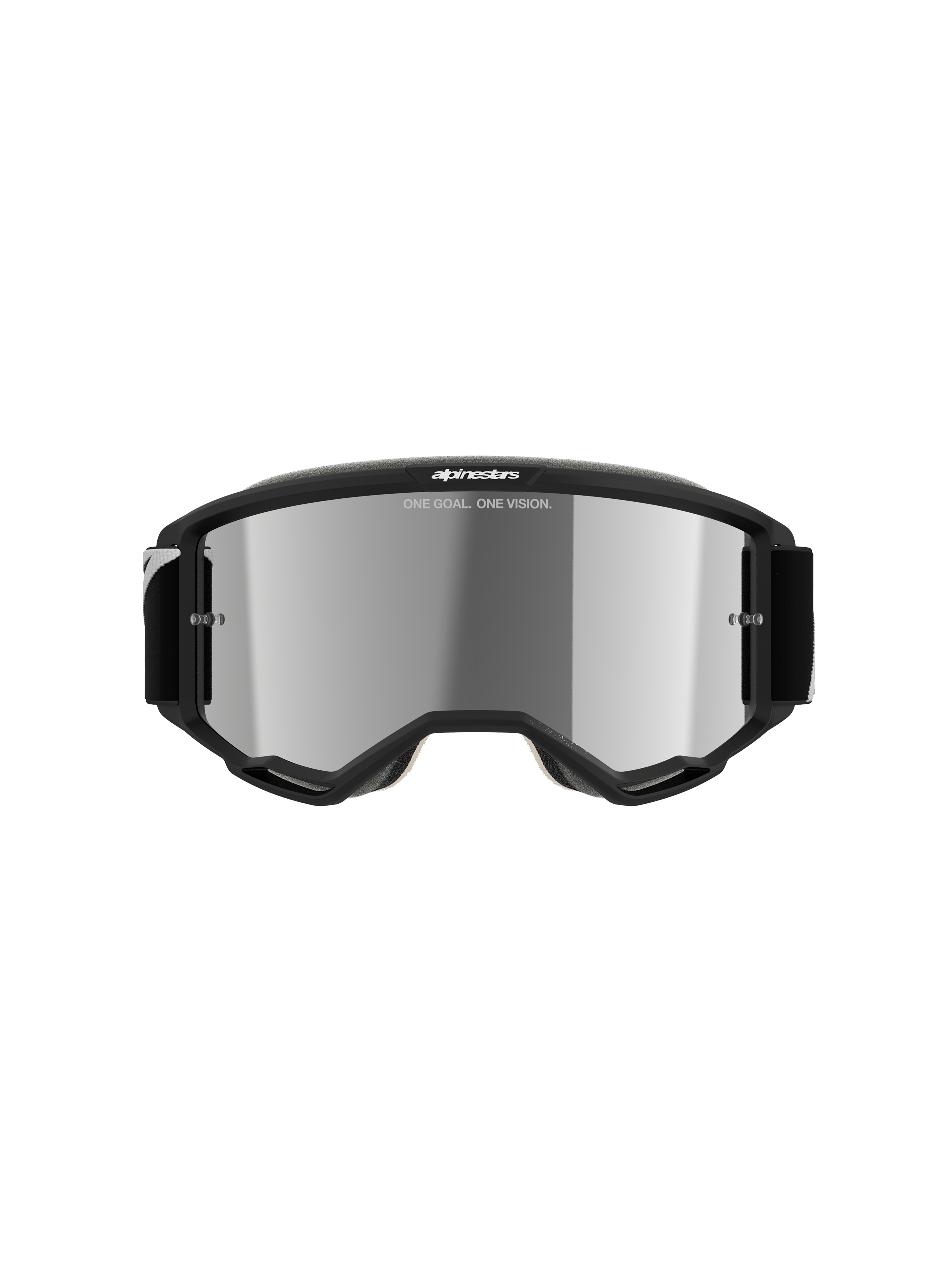 Vision 5 Corp Goggle - Black Mirror Silver