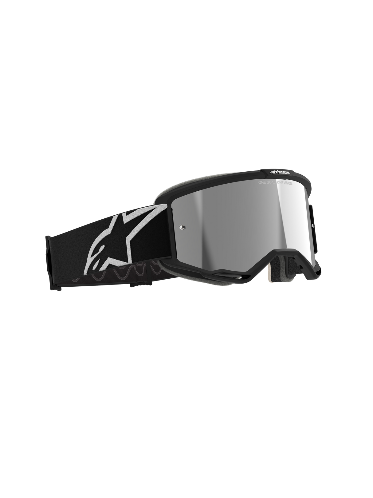 Vision 5 Corp Goggle - Black Mirror Silver