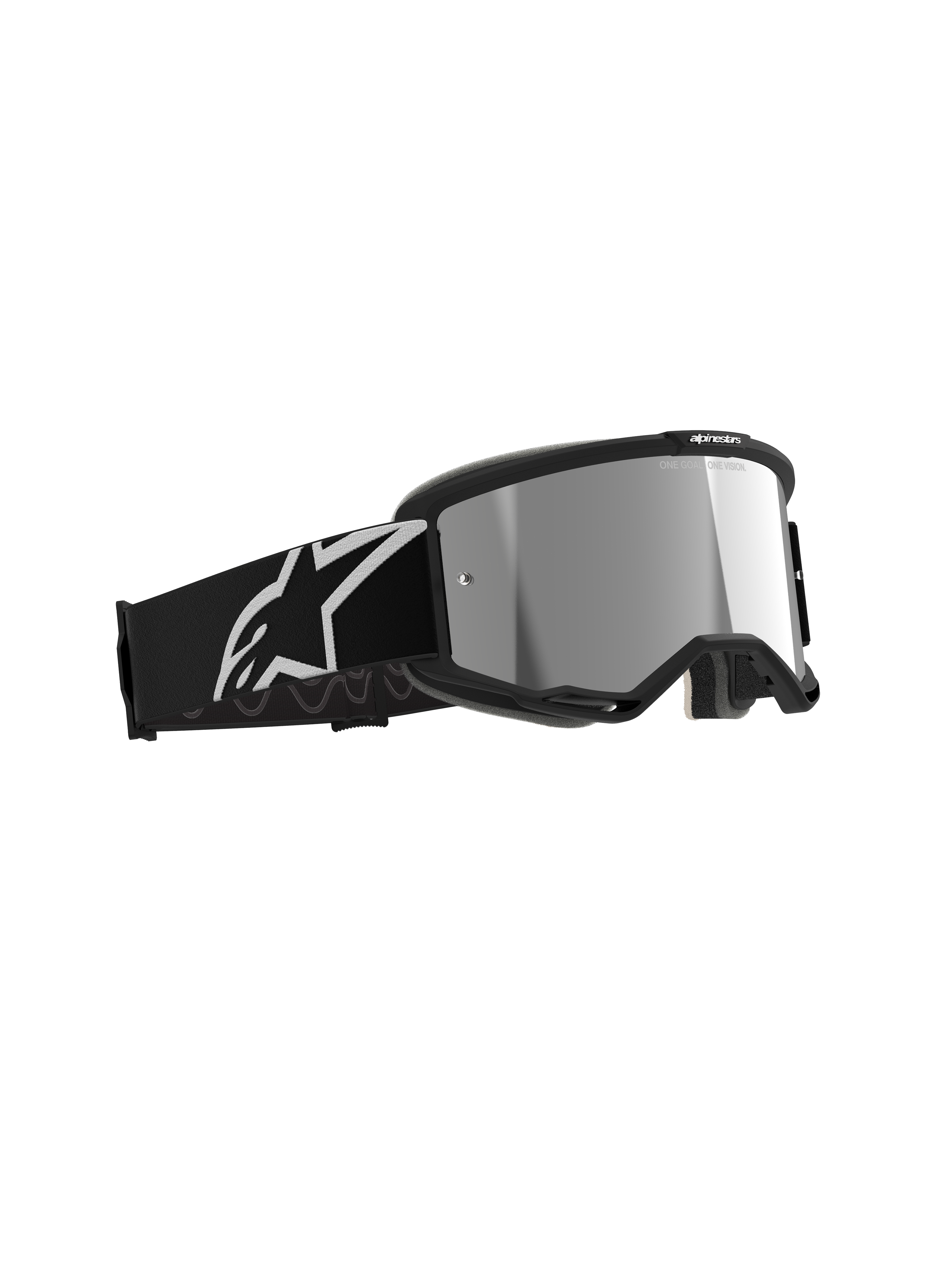 Vision 5 Corp Goggle - Black Mirror Silver
