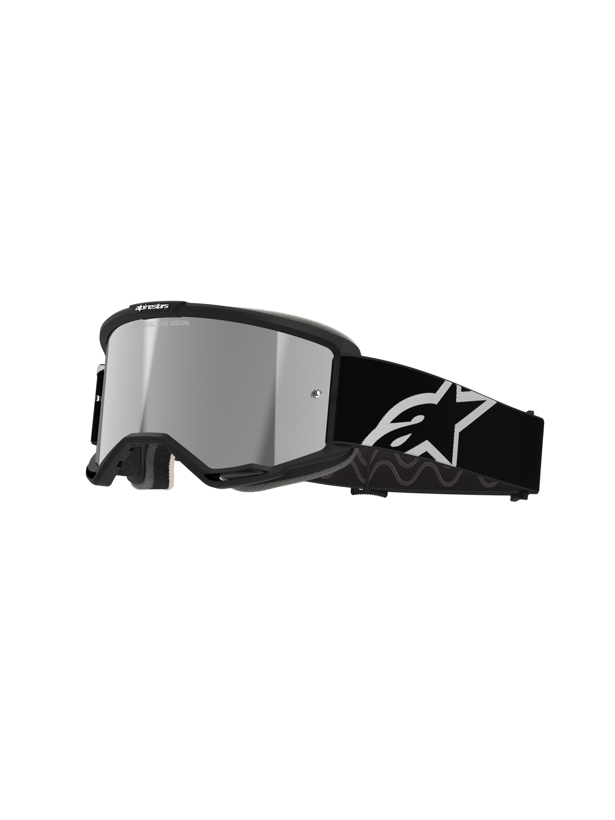 Vision 5 Corp Goggle - Black Mirror Silver