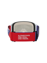 Vision 5 Corp Goggle - Red Purple Mirror Red