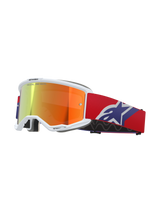 Vision 5 Corp Goggle - Red Purple Mirror Red