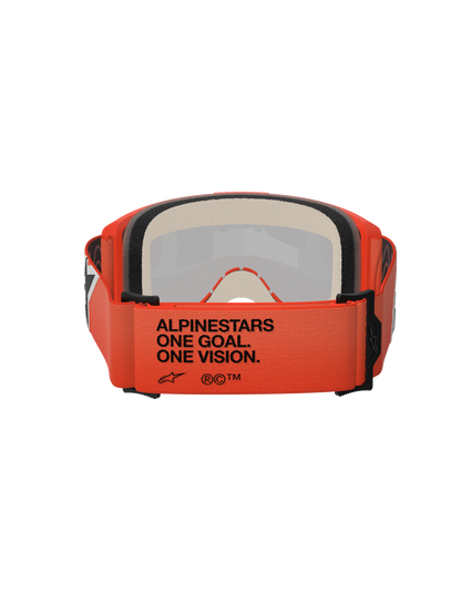 Vision 5 Corp Goggle - Orange Mirror Red