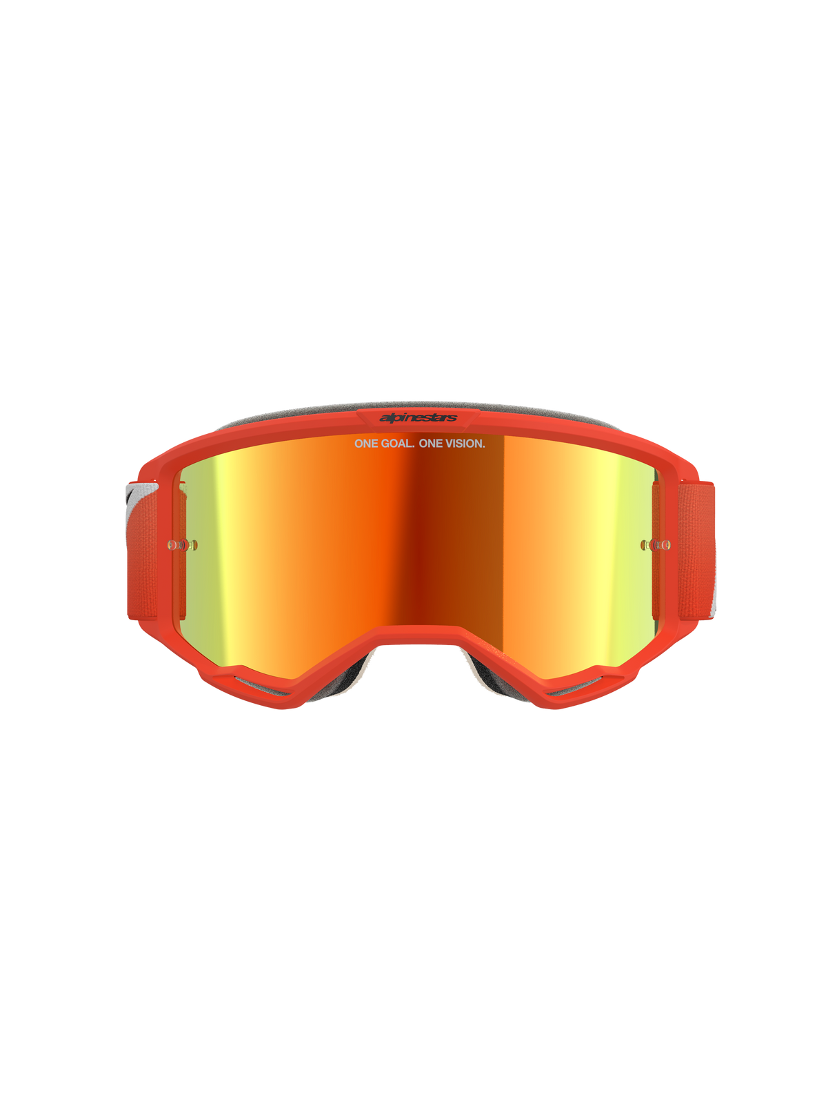 Vision 5 Corp Goggle - Orange Mirror Red