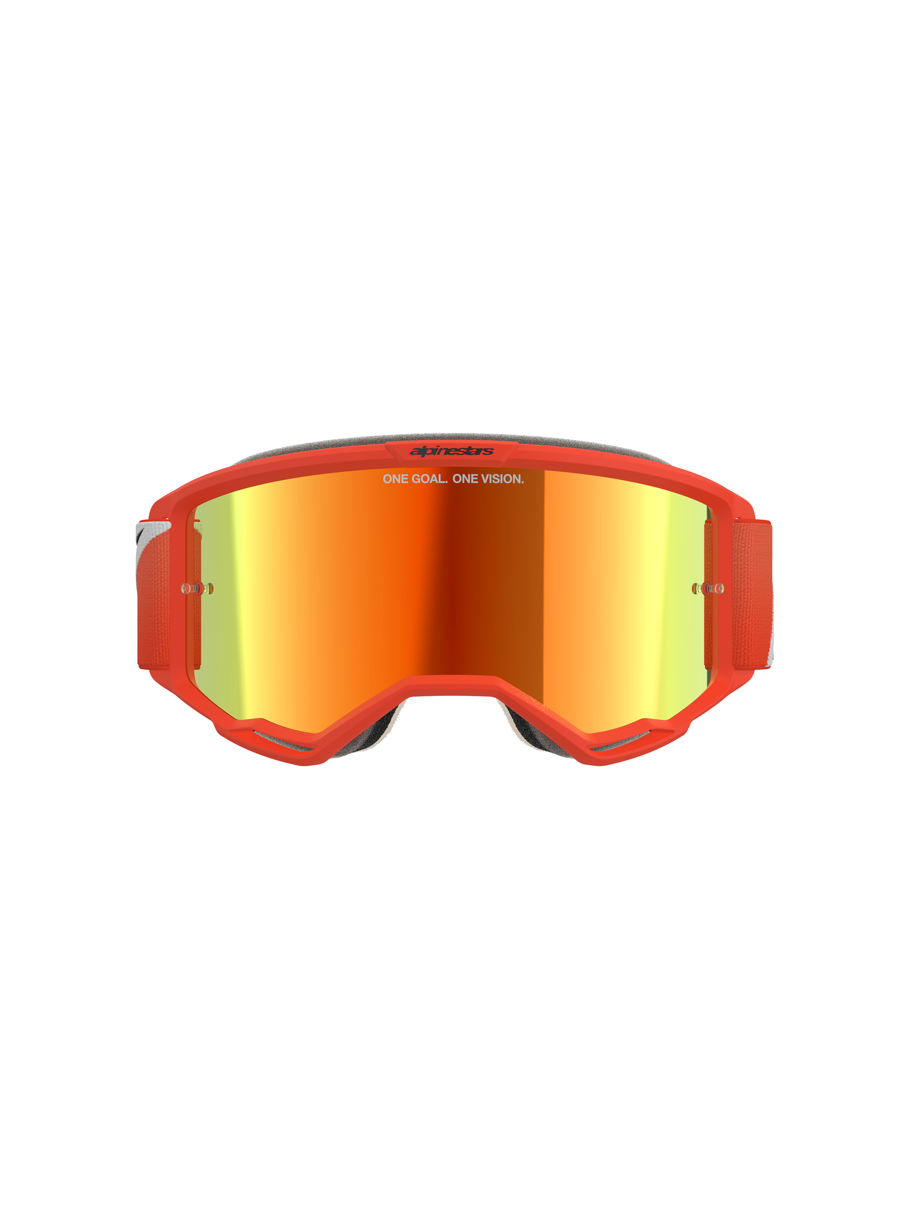 Vision 5 Corp Goggle - Orange Mirror Red