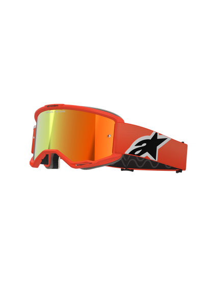 Vision 5 Corp Goggle - Orange Mirror Red