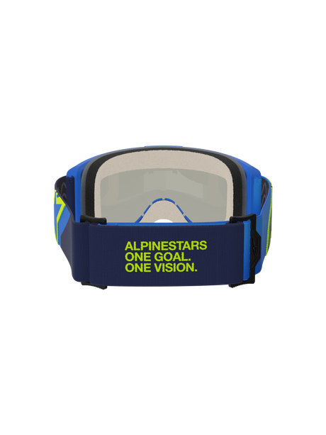 Vision 5 Corp Goggle - Blue Yellow Fluo Mirror Blue