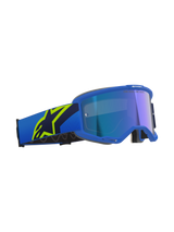 Vision 5 Corp Goggle - Blue Yellow Fluo Mirror Blue