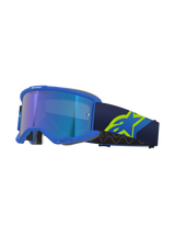 Vision 5 Corp Goggle - Blue Yellow Fluo Mirror Blue