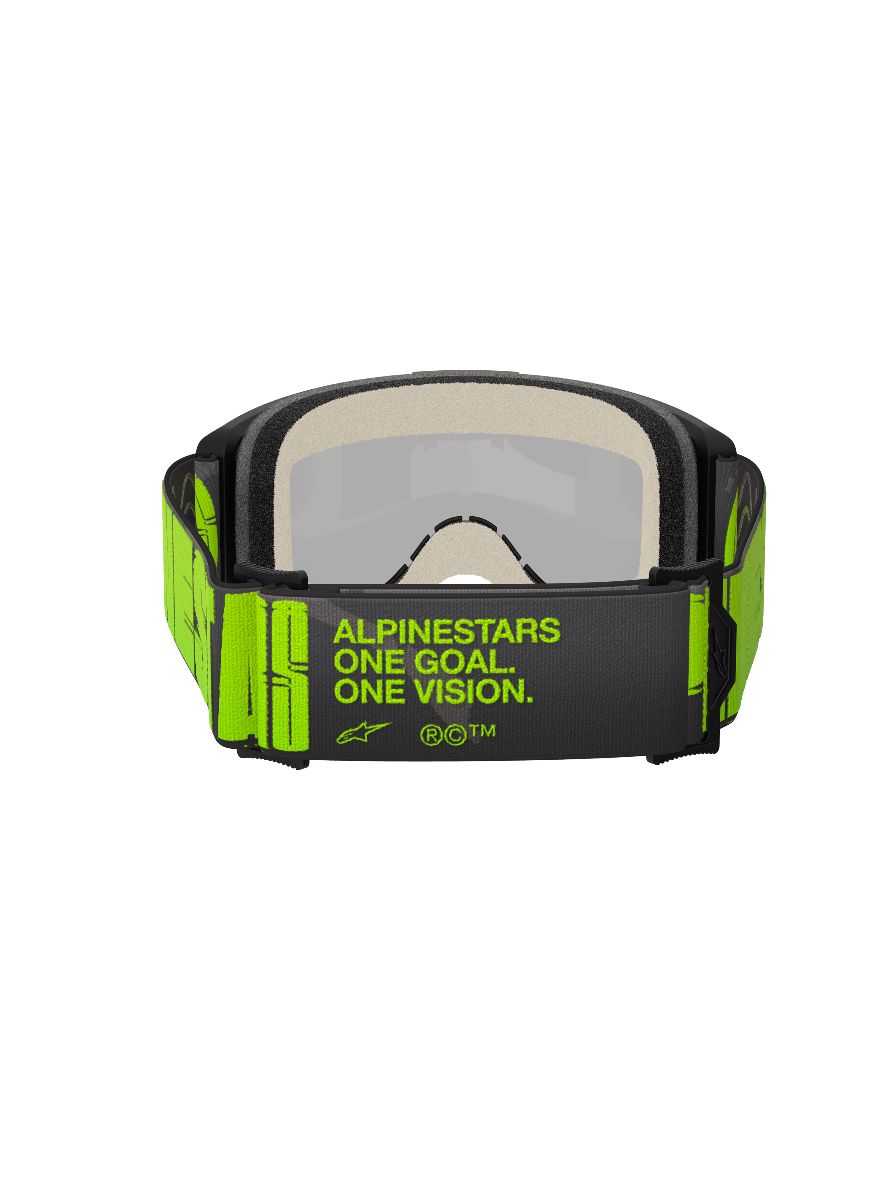 Vision 5 Hollow Goggle - Charcoal Yellow Fluo Mirror Silver