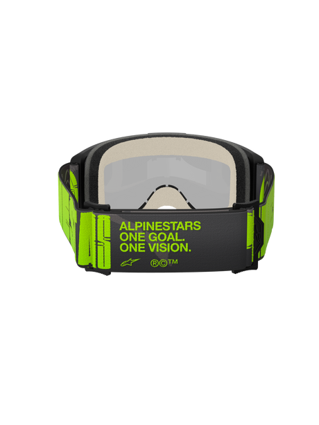 Vision 5 Hollow Goggle - Charcoal Yellow Fluo Mirror Silver