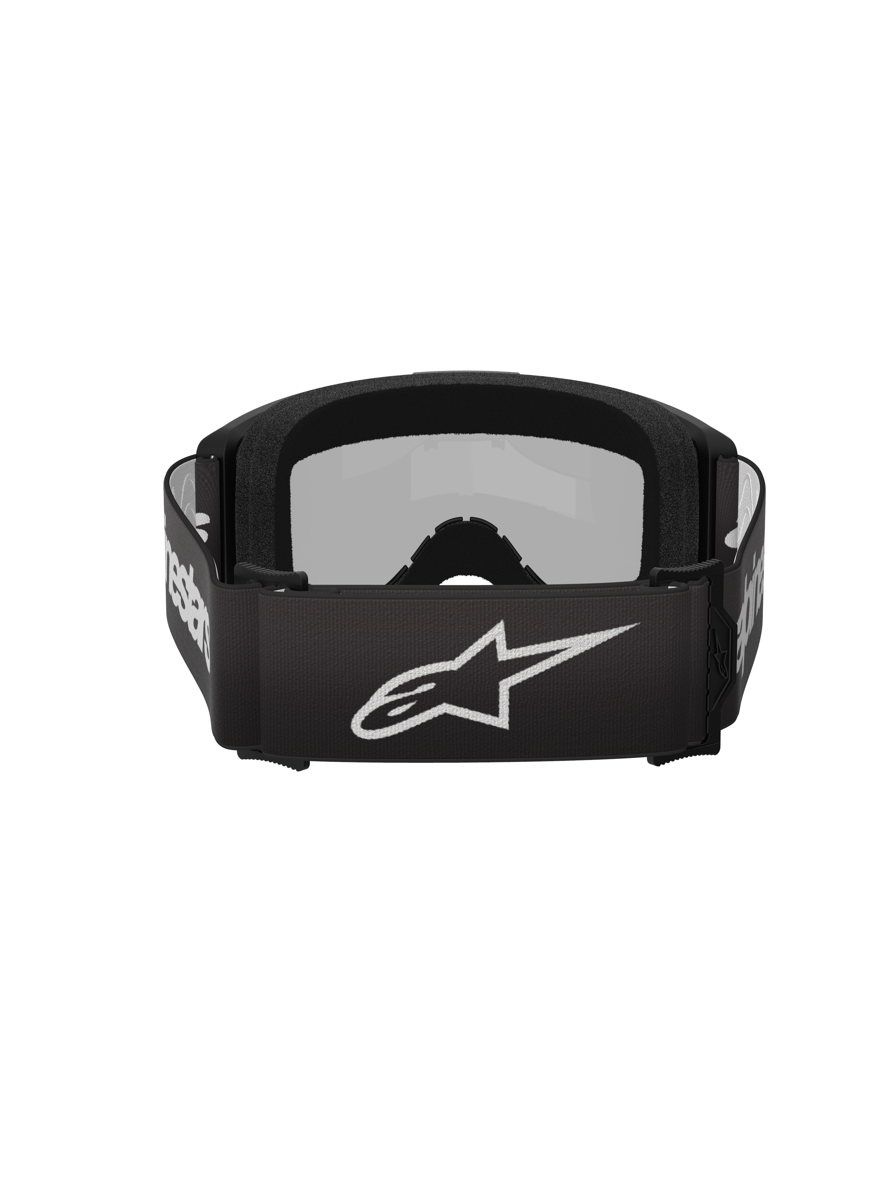 Vision 3 Wordmark Goggle - Black Mirror Silver