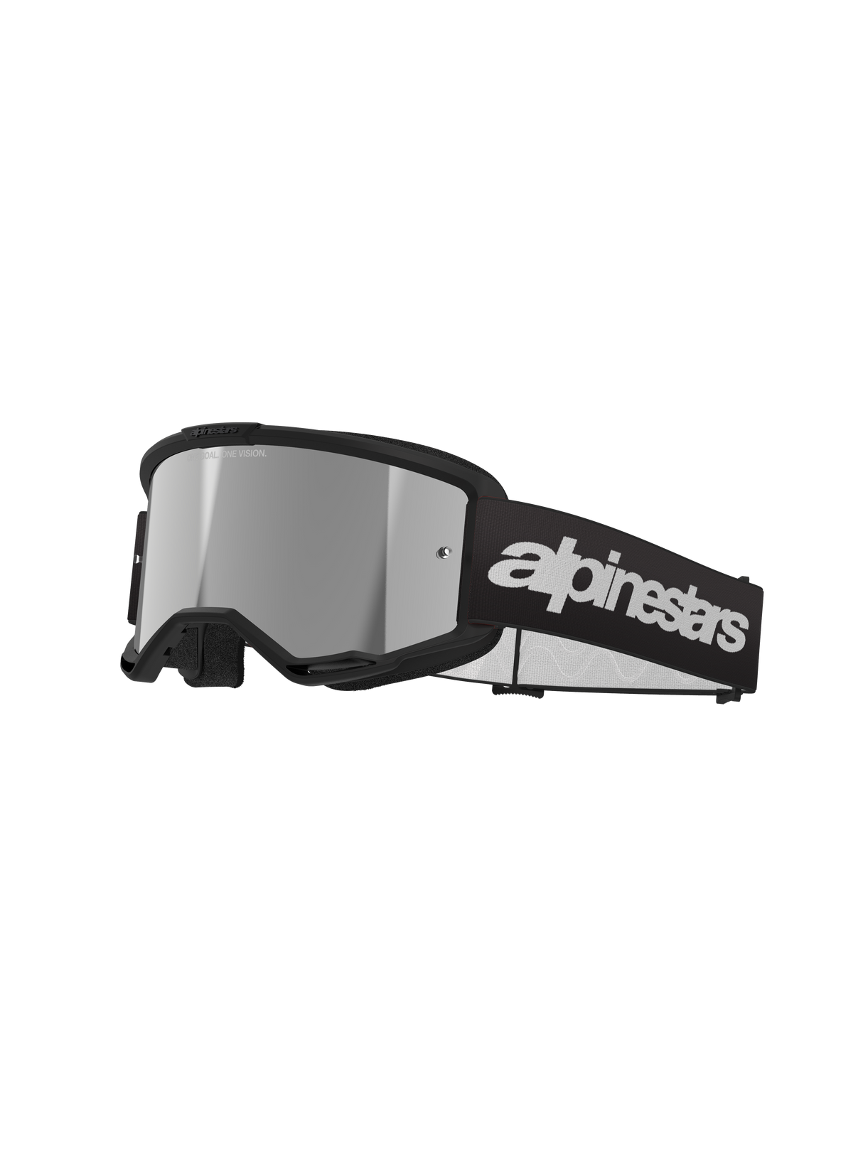 Vision 3 Wordmark Goggle - Black Mirror Silver