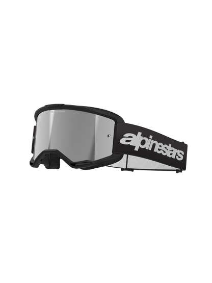 Vision 3 Wordmark Goggle - Black Mirror Silver