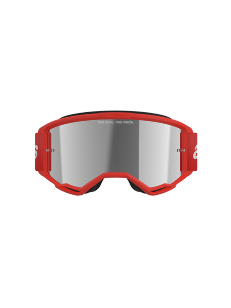 Vision 3 Wordmark Goggle - Red Mirror Silver