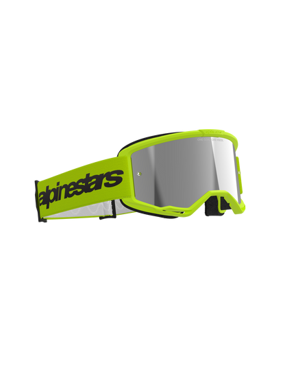 Vision 3 Wordmark - Motocross Goggles (Yellow Fluo)