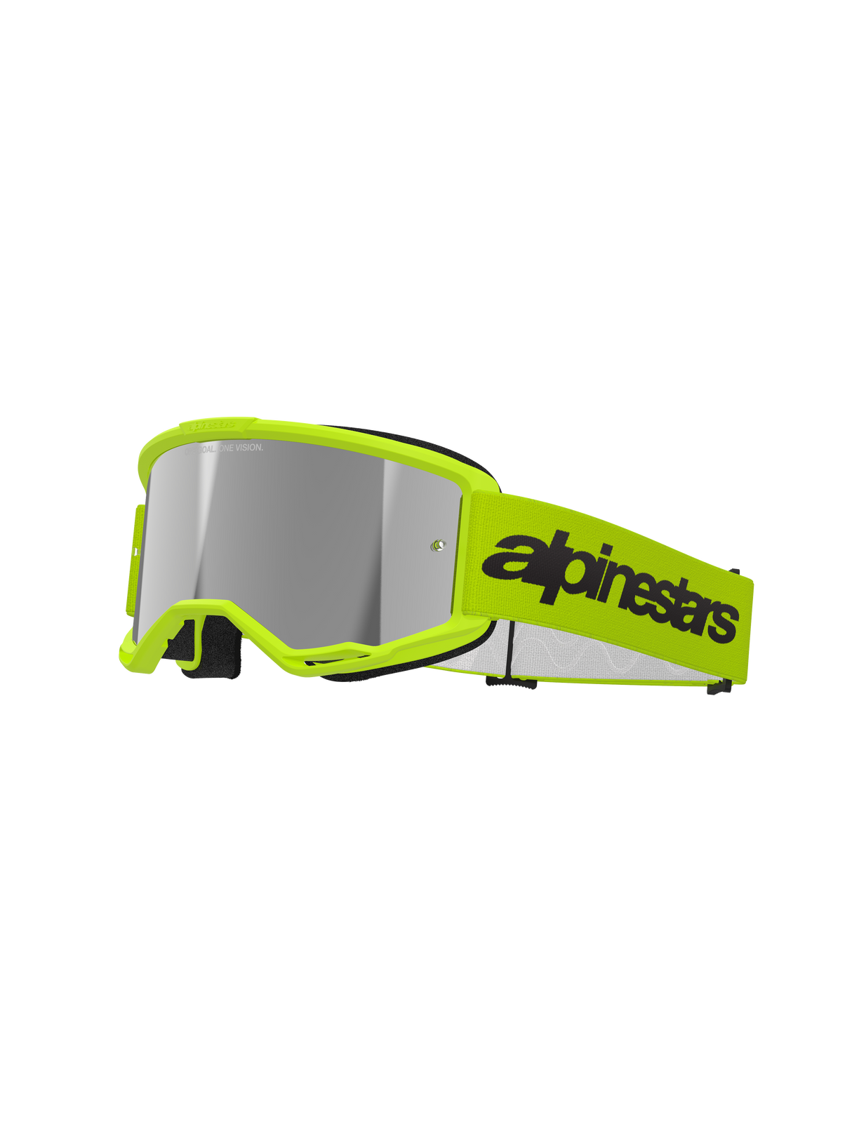 Vision 3 Wordmark Goggle - Yellow Fluo Mirror Silver