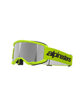 Vision 3 Wordmark Goggle - Yellow Fluo Mirror Silver