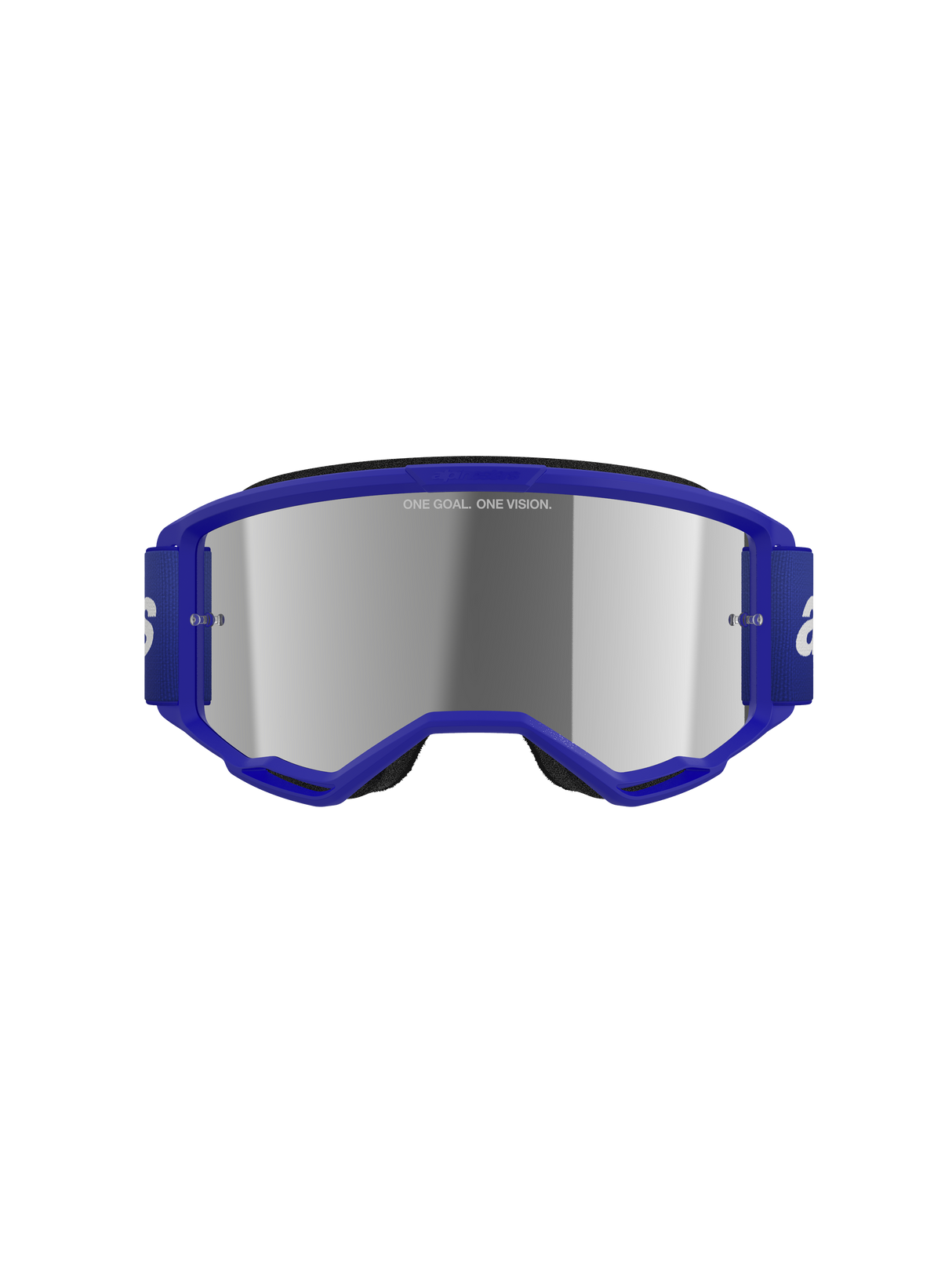 Vision 3 Wordmark Goggle - Blue Mirror Silver