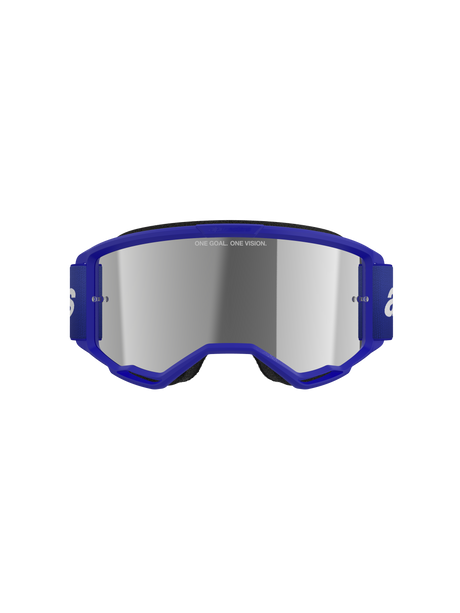 Vision 3 Wordmark Goggle - Blue Mirror Silver