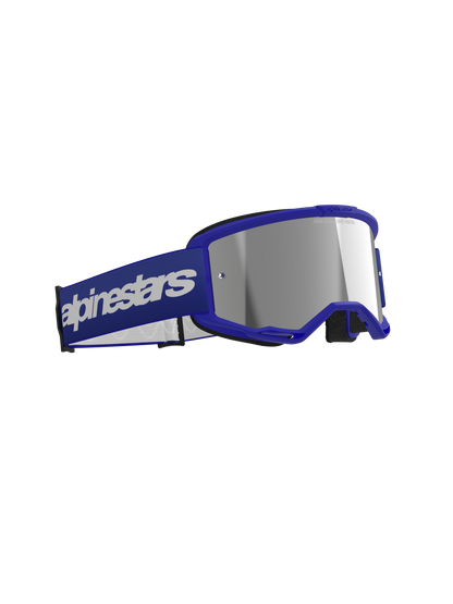 Vision 3 Wordmark - Motocross Goggles (Blue)