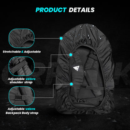 Rain Cover for Motorcycle Backpack