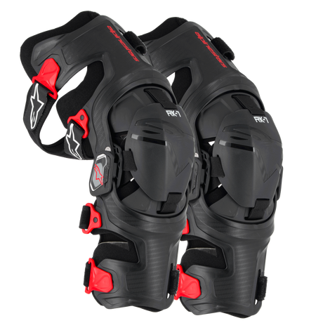 Rk-7 Plasma Knee Brace - Black Red