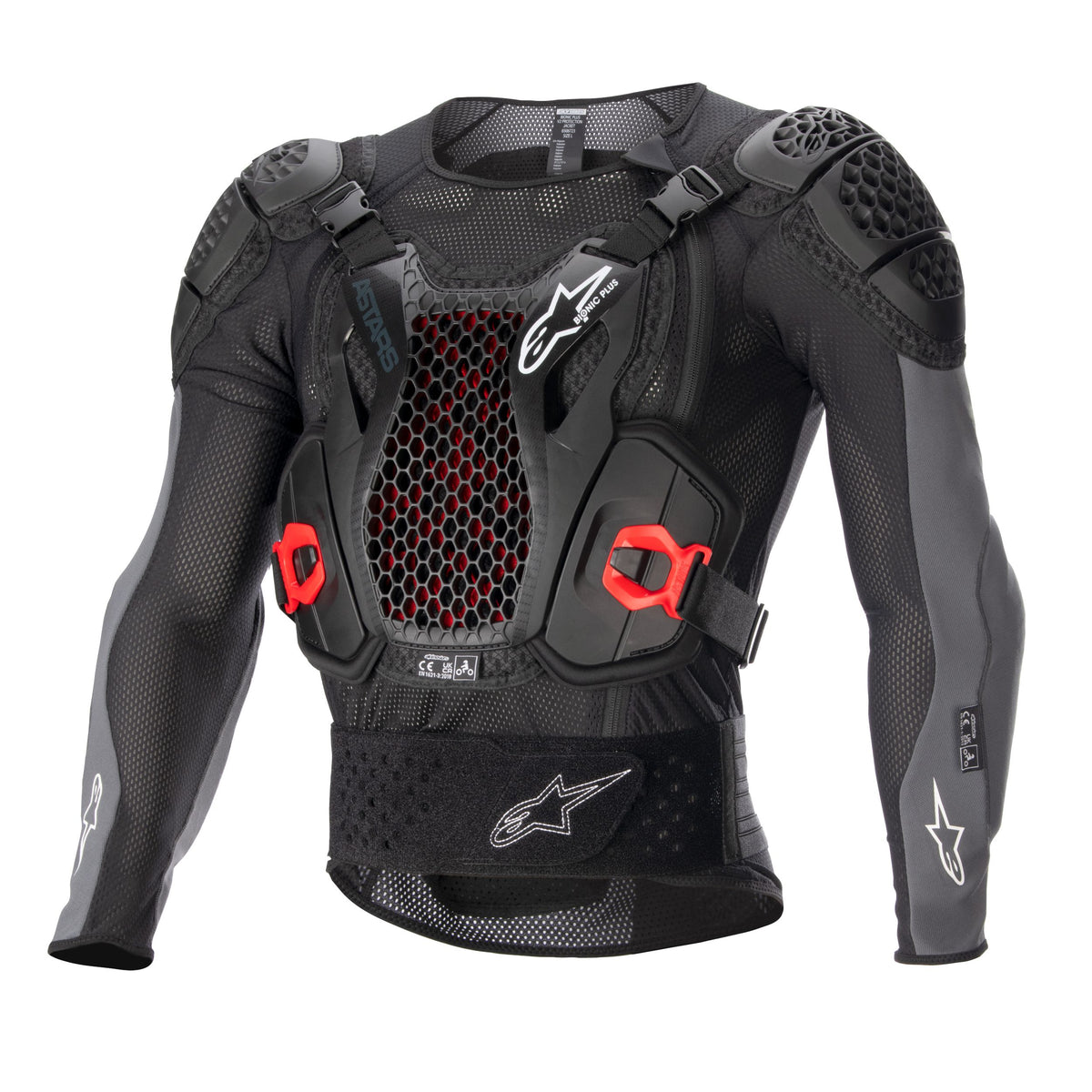 Ultimate Bionic Plus Bionic Plus V2 Protection Jacket - Black Anthracite Red – ReiseMoto