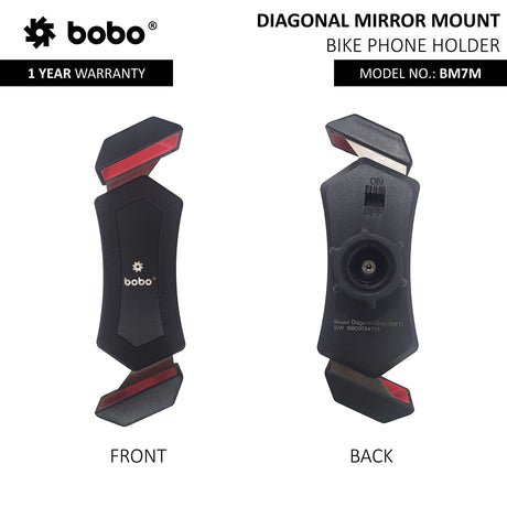 BM7M - Diagonal-Grip Mirror Mount (No Charger)