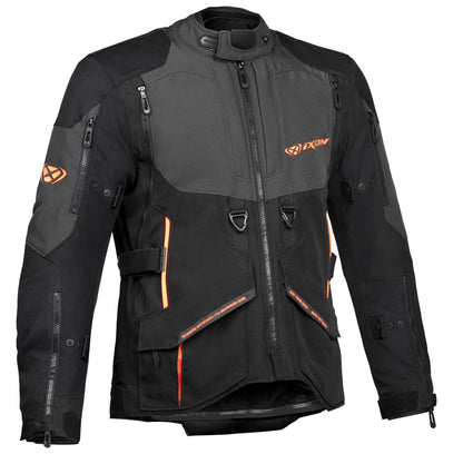 Ragnar - Adventure Touring Jacket (Black/Anthracite/Orange)