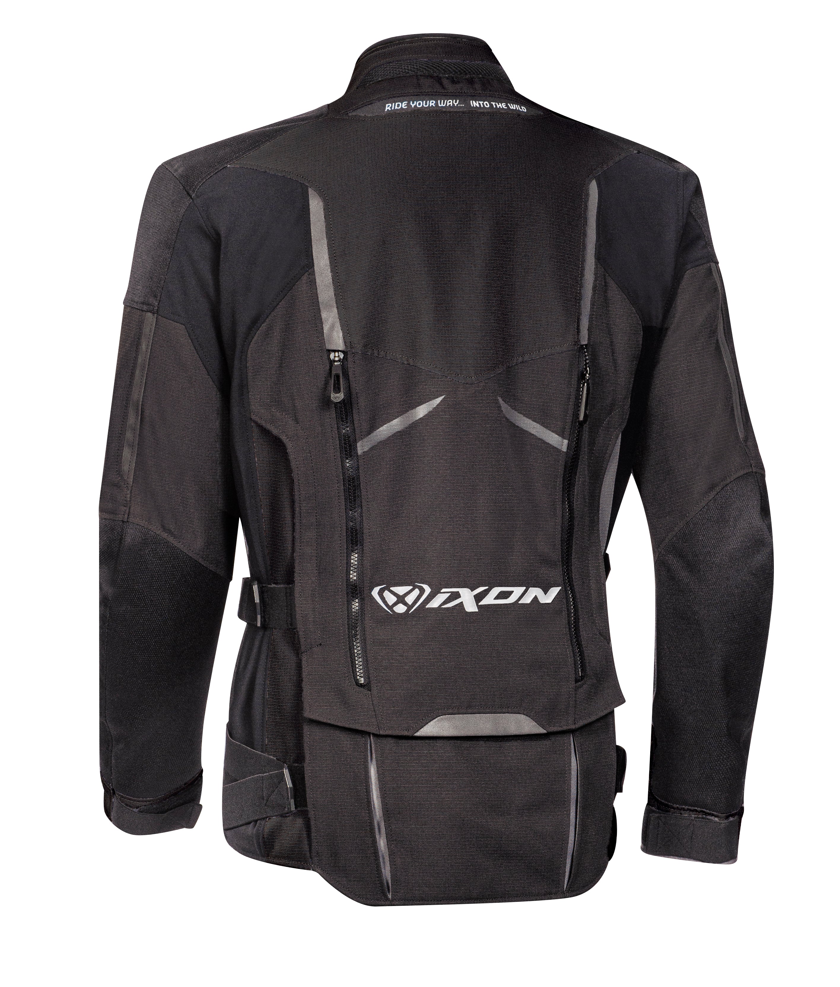 IXON Ragnar Black/Anthracite Jacket – Reise Moto