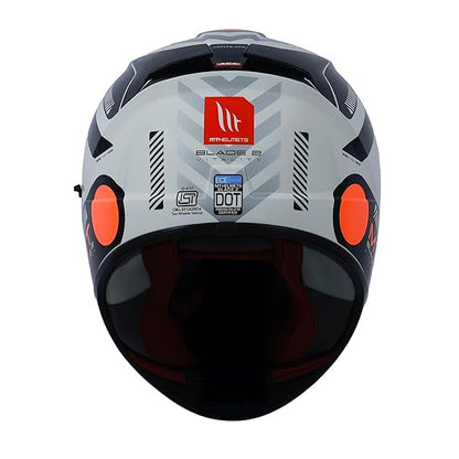 Blade 2 Sv Vitality A4 - Motorcycle Riding Helmet (Fluor Gloss)