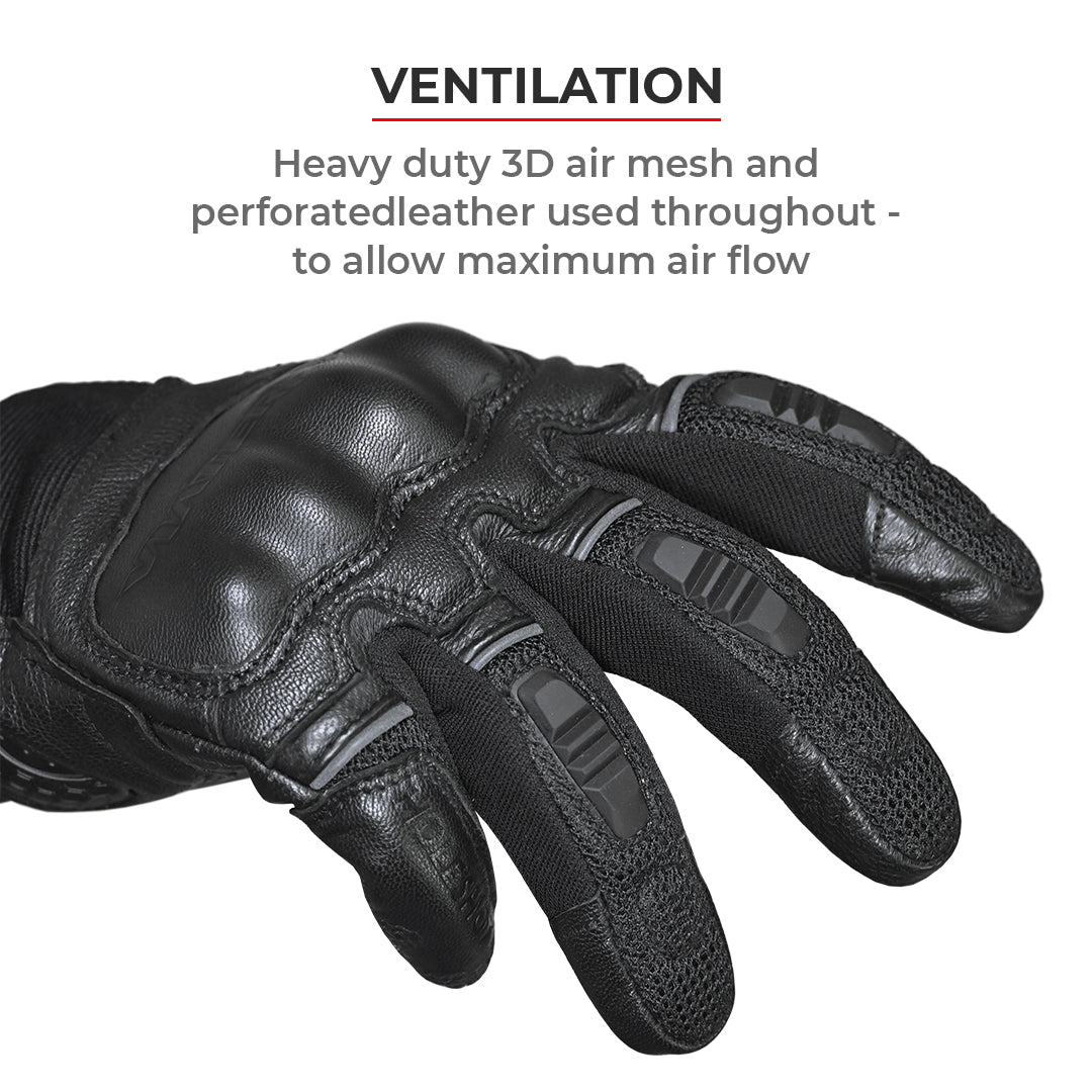 Holeshot - Urban/Touring Motorcycle Riding Gloves